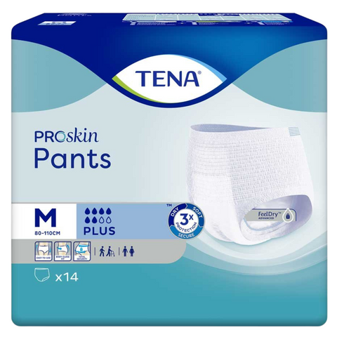 TENA Pants Plus , Größe: M, Beutel 14 Stück