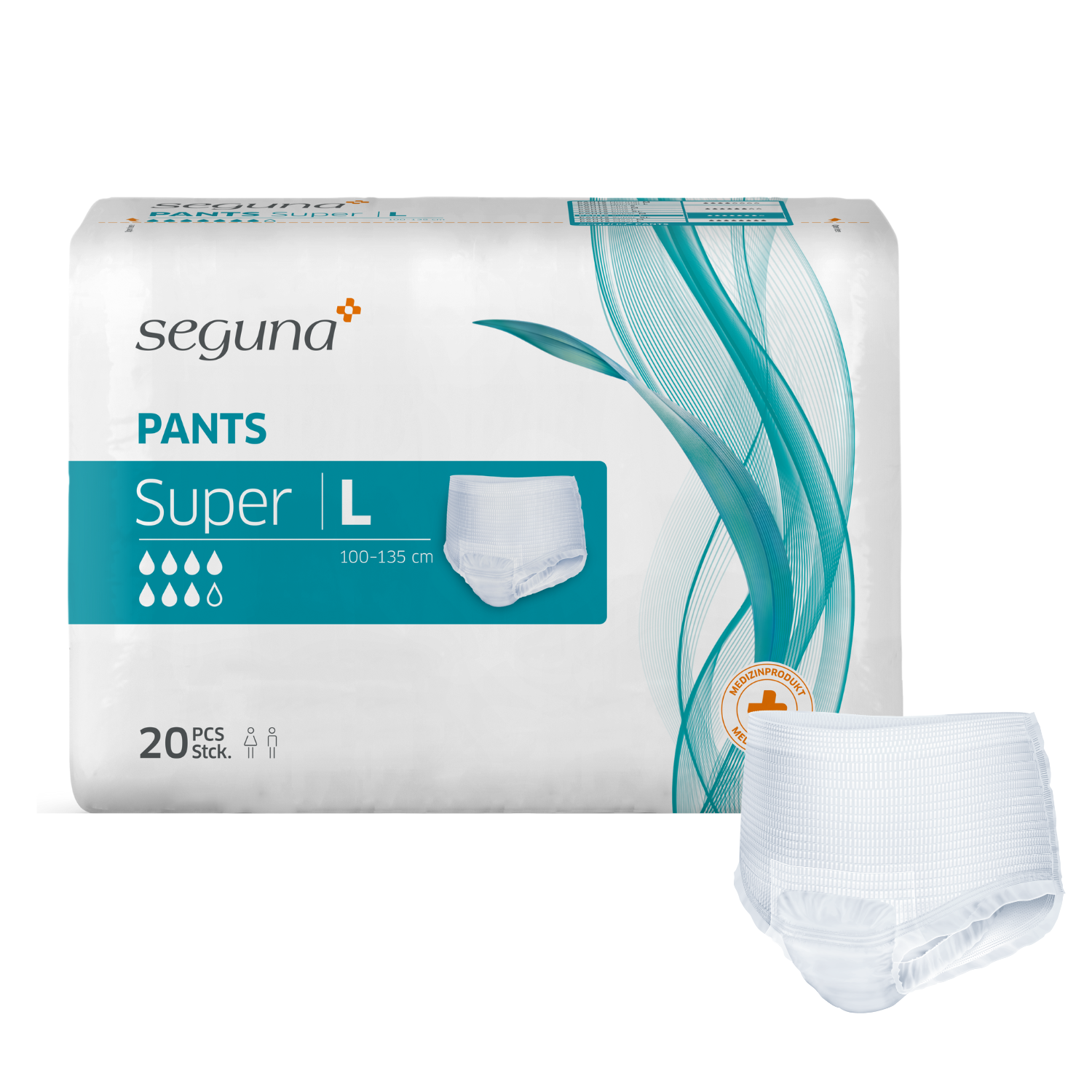 SEGUNA Pants Super, Größe: L, Beutel 20 Stück