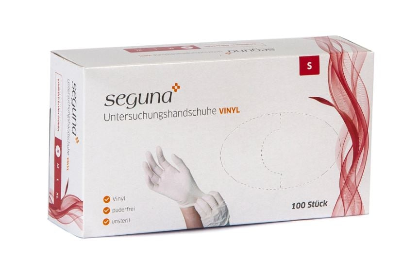 SEGUNA Vinyl-Handschuhe, Größe: S, 100 Stück