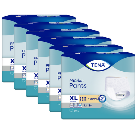 TENA Pants Normal, Größe: XL, Sparpaket (6 x 15 Stück)