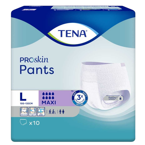 TENA Pants Maxi, Größe: L, Beutel 10 Stück