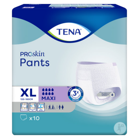 TENA Pants Maxi, Größe: XL, Beutel 10 Stück