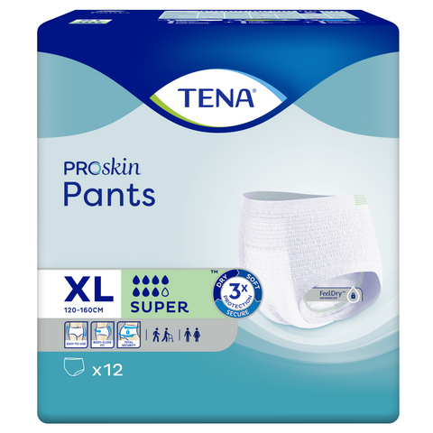 TENA Pants Super, Größe: XL, Beutel 12 Stück